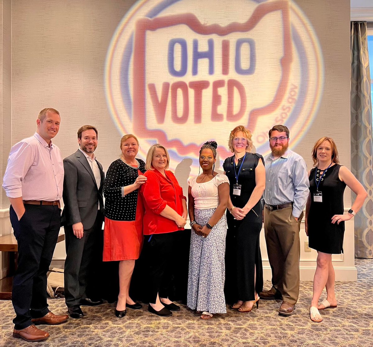 KennethCHenning's tweet photo. Great to see so many friends at @FrankLaRose’s Summer Conference!
Ohio’s BOE teams work hard to ensure safe-fair-secure elections! https://t.co/zT1xnPrlVB