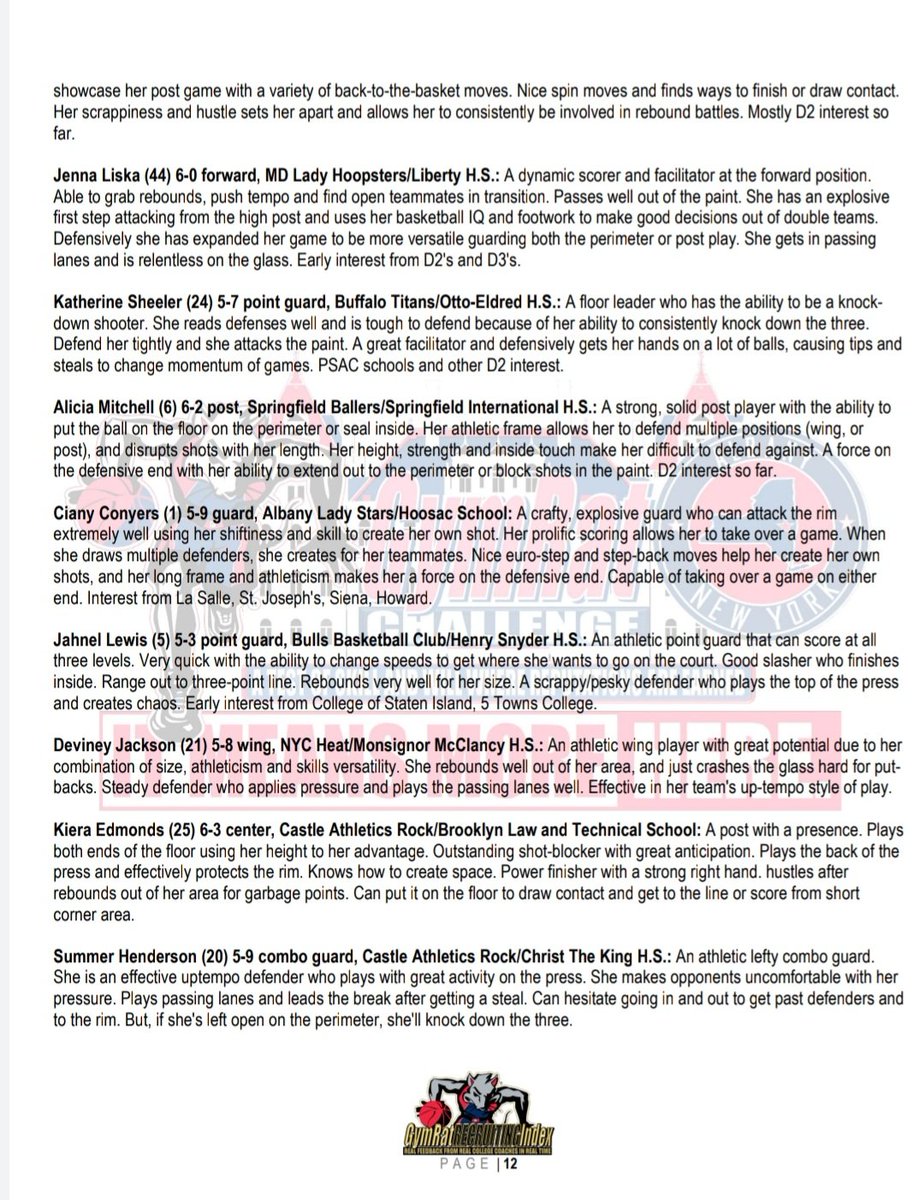 MDHoopmastersLC's tweet photo. Congrats to Kiara '25 &amp; Jenna '23  for making the 1st team all gym rats and Brooke '26 &amp; Joanna '25 for making the Honorable mention list - 2023

Congrats to Carrie '24 for making 1st Team All Gym Rat - 2024
@LiskaJenna @kiarahardy11 @LaTonyaHardy18 @MDHoopmasters @choirboy7 https://t.co/hQKTdQheDz