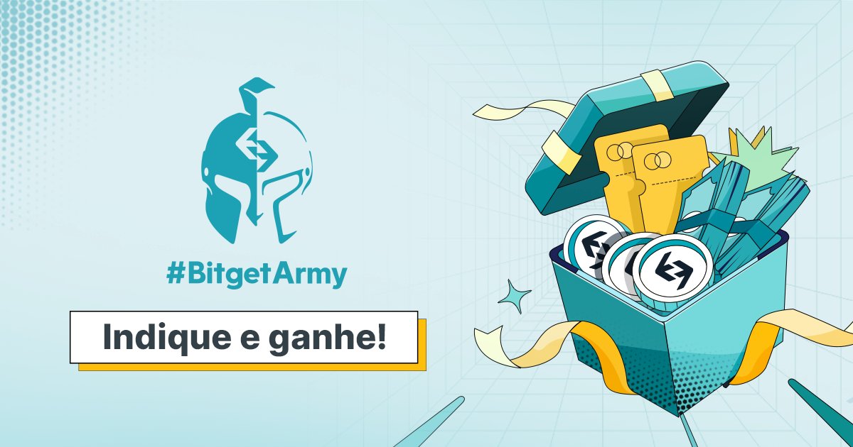 bitget_pt's tweet photo. Faça parte do #BitgetArmy! 🗡
#Bitget apresenta um novo evento de indicação, com $5.000 em $ BGB para você e seus amigos. Entre agora para ganhar sua parte do nosso prêmio! 🎉
📝Mais detalhes - https://t.co/2CAAuHUzOn https://t.co/6qmLrCFQpy