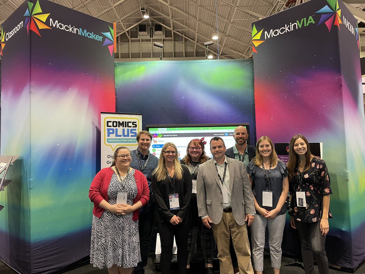 Had to throw in a picture of the @MackinLibrary fam at #ISTELive22 ! It was a whirlwind of 3 days but worth every second @mesakheise @ethanmackinedu @LITbyMackin @LibraryJourney @ToddMHarold @laurajane_bunn and Ashley!