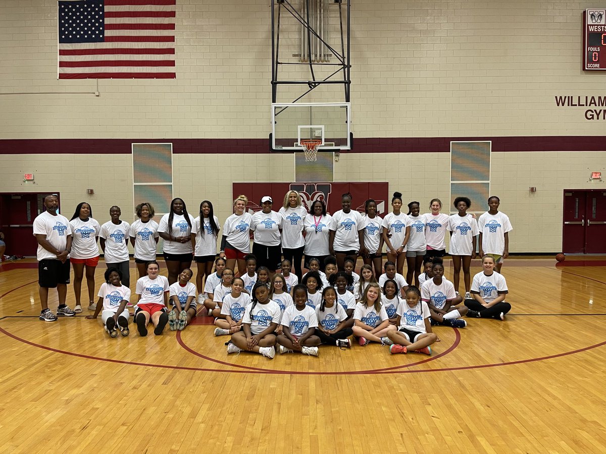 Thank you to my present &amp; former players for coming back to LOVE on the little ones every summer @ the William Roberts Camp. ❤️