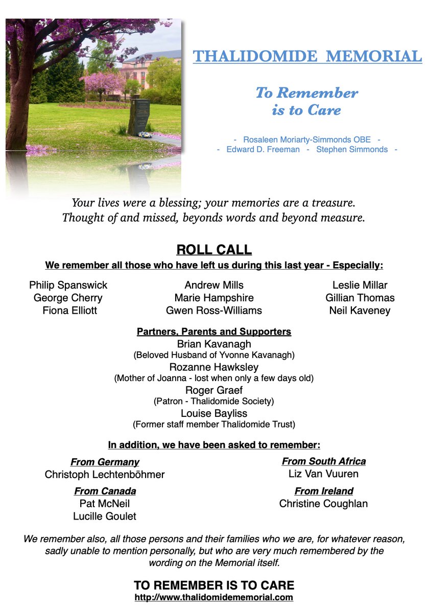 Thalidomide Memorial tweet media