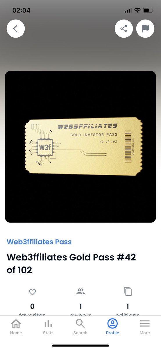 Gold: nichtmagnetisches und doch anziehendstes aller Metalle.  

Mein goldenes NFT Ticket 🎫💛  

#NFTCommunity #gold #ticket #investor #pass #Decentraland #entryway <a href="/web3ffiliates/">web3ffiliates.com</a> <a href="/mrgoodlife777/">MRGOODLIFE7/027</a> <a href="/HH12_21HH/">H12</a> <a href="/owangenft/">Owange NFT</a> <a href="/Veritasdh/">Veritasdh</a>