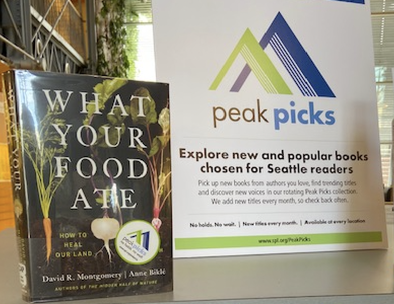 So honored our hometown library has chosen What Your Food Ate as a peak pick! Thank you @SPL @wwnorton