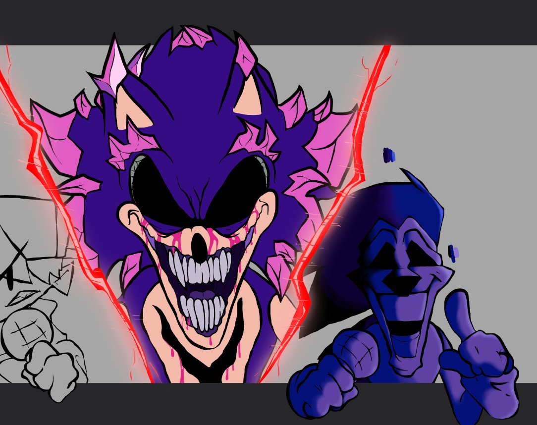 WildFox87 on X: I seems Sonic.exe got himself a partner to help him out against BF and Majin!!đ„ #fridaynightfunkin #FNF #TripleTrouble #Sonicexe #Red #GodzillaNES #BF #Boyfriend #MajinSonic #XenophanesSonic #Creepypasta / X