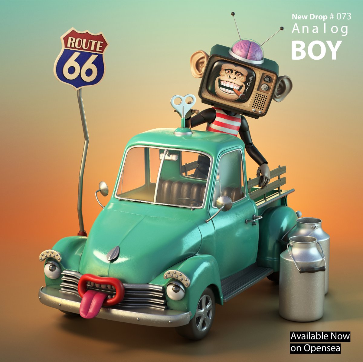 sunya119's tweet image. New Drop!! "Analog Boy" #073
on @opensea📺🐵🐵🐵
Let's have fun together.

opensea.io/collection/ana…

#NFT #NFTS #NFTCommunity #NFTdrop #nftart #OpenSeaNTF #NFTartists #NFTcollection #NFTJPN