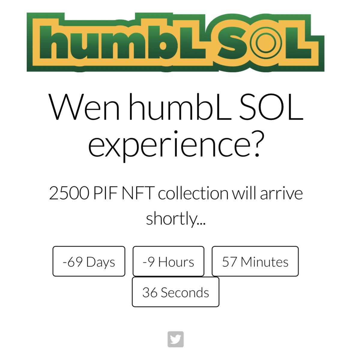 Over the last -69 days we have adapted the project to the changing Solana NFT space.  Looking forward to launching this project ~Aug 2022.
