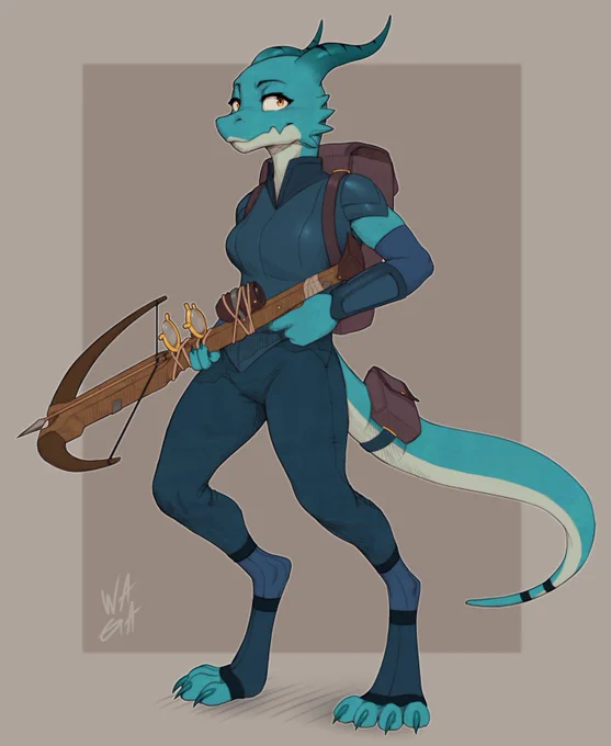 For @SpookyShrike.
Thank you for commissioning me! 