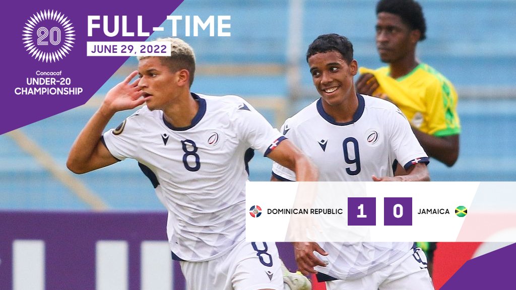 Concacaf (@concacaf) on Twitter photo 🔚 Termina el partido en San Pedro Sula
¡<a href="/sedofutbol/">Selección Dominicana de Futbol</a> 🇩🇴 venció a <a href="/jff_football/">Official J.F.F</a> 🇯🇲 y avanza a las semifinales de #CU20! 🔚 Termina el partido en San Pedro Sula
¡<a href="/sedofutbol/">Selección Dominicana de Futbol</a> 🇩🇴 venció a <a href="/jff_football/">Official J.F.F</a> 🇯🇲 y avanza a las semifinales de #CU20!
