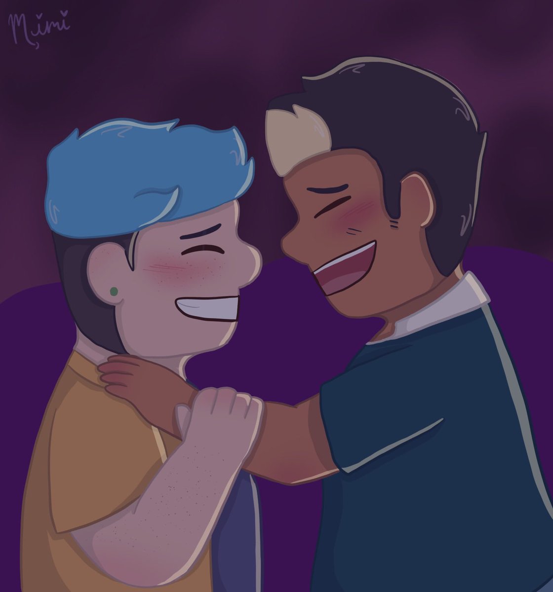 croissantmimi's tweet photo. Hehehe screenshot redraw 
#deadendparanormalpark #logney #barneyguttman #logannguyen https://t.co/n5nmHxMdLm