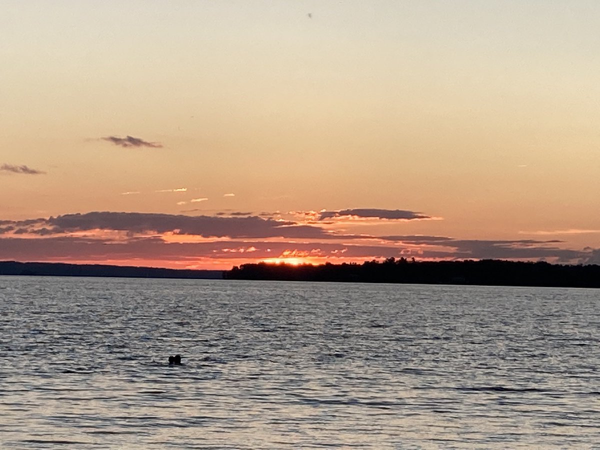 JillMSkinner's tweet photo. Another beauty day comes to an end. #Ottawa Think this might be a gr8 place to be this weekend. #BritanniaBeach that is #CalmAfterTheStorm and hereβs to #CanadaDay2022 being #Calm #Period / #Calme #PointFinale https://t.co/s7oHisJjVu