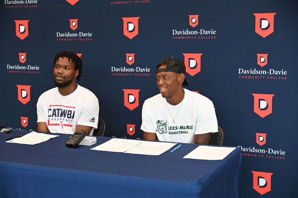 It was a big day at DDCC as Javeon Jones signed to play at <a href="/CatawbaMBB/">Catawba Basketball</a> and LJ Rogers signed to play at <a href="/DunkMountain/">DunkMountain</a>. Congrats to both of these young men on an outstanding three years with DDCC. 

#family #njcaa #juco