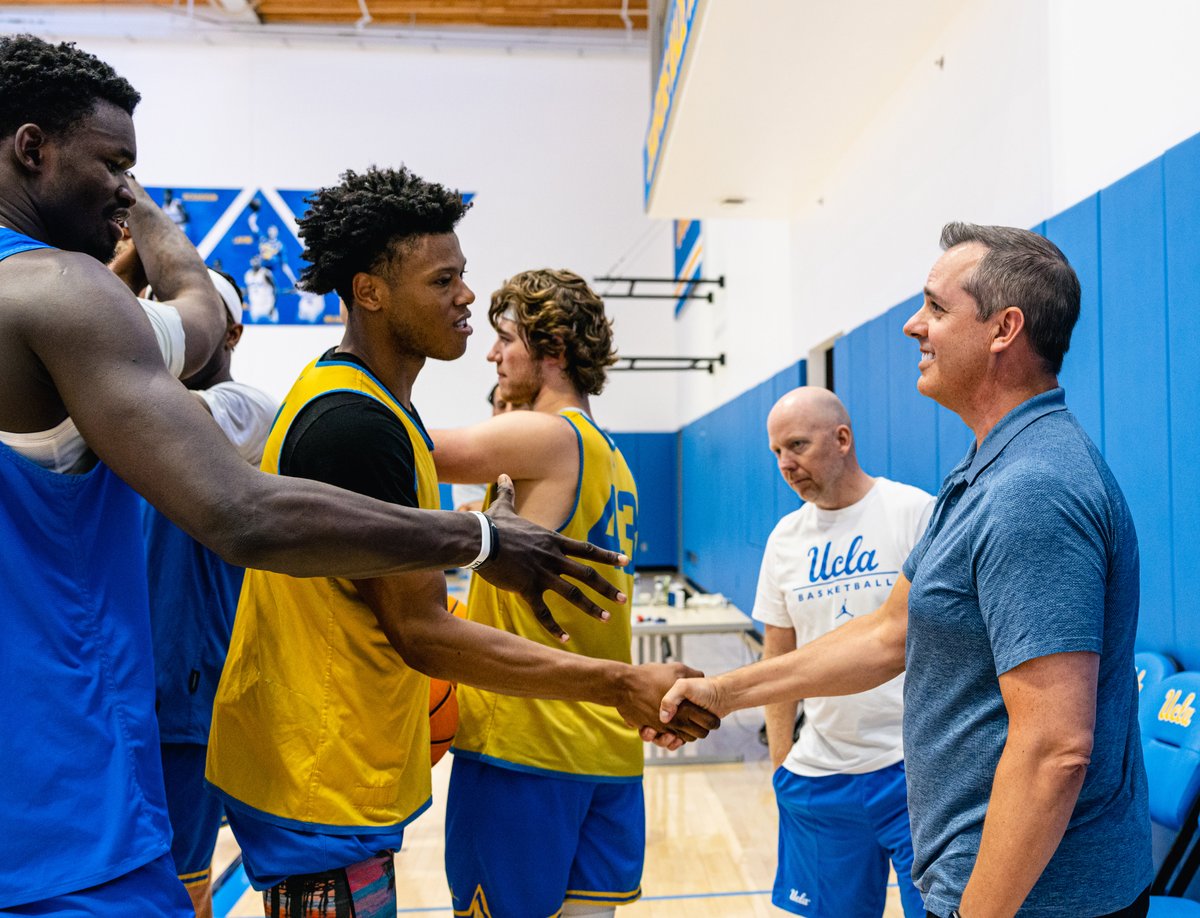 Many thanks to longtime @NBA coach Frank Vogel for sharing his time and speaking with our guys in Westwood this afternoon. #GoBruins