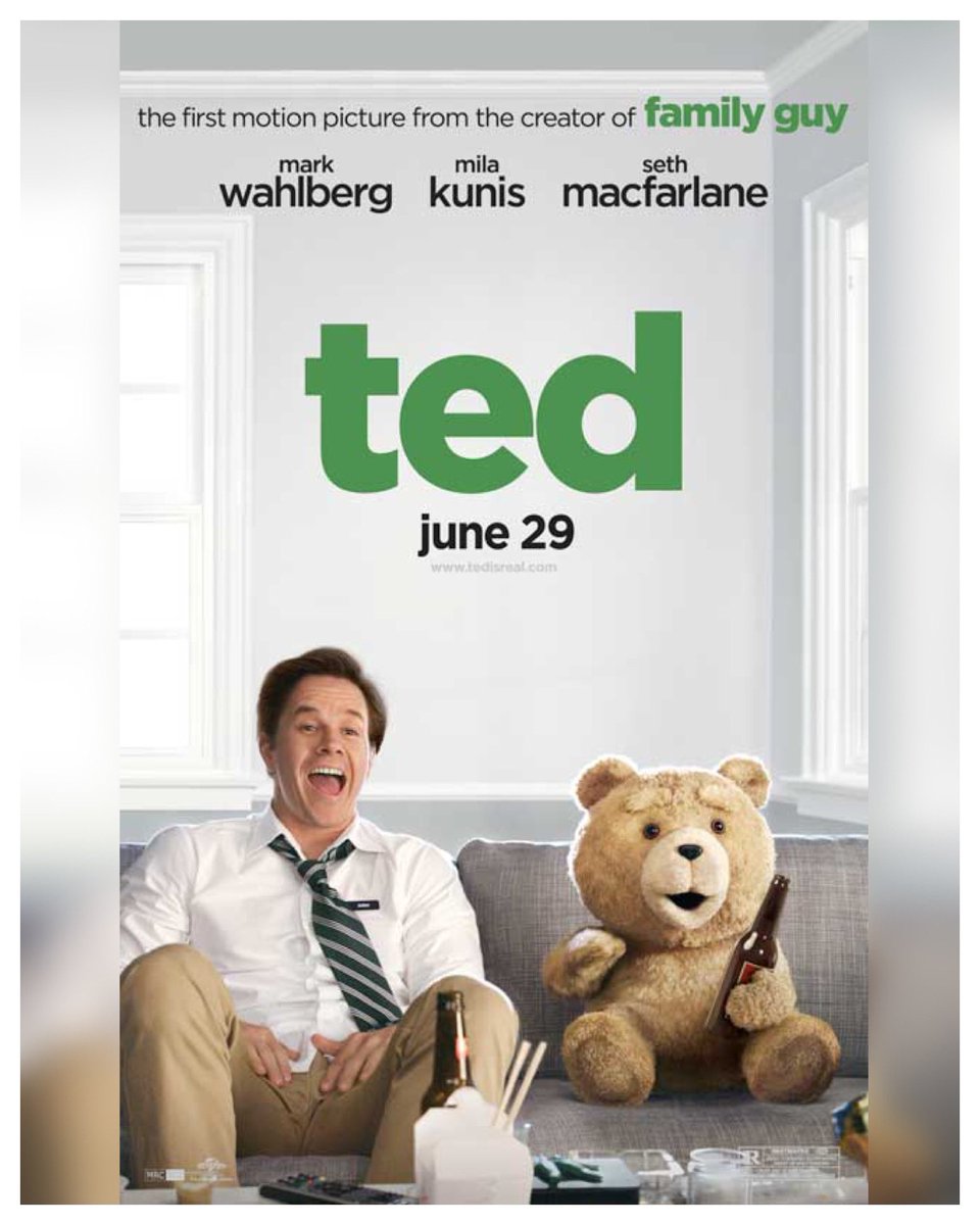 WreckLeaguePod's tweet photo. 10 Years #Ted Starring: #MarkWahlberg #SethMacFarlane #MilaKunis #JoelMcHale #GiovanniRibisi #PatrickWarburton #LauraVandervoort #MattWalsh #JessicaBarth #SamJones Directed By: #SethMacFarlane 🧸
#WreckLeaguePodcast https://t.co/cjG742K5eT