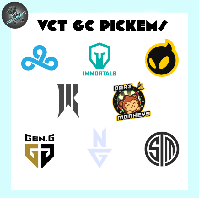 ThePostPlant's tweet photo. Top 8 pickems for VCT GC is out for The Post-Plant. 

What are we thinking? 🤔 https://t.co/c7XnIaxFDl