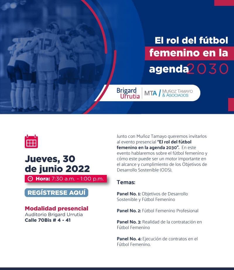 afutcol's tweet photo. No te lo pierdas!!!!! 

Evento Presencial en Bogotá, completamente gratis. 

Inscripciones Abiertas >> https://t.co/RwyY7IaVxG https://t.co/cq0GZte3MG
