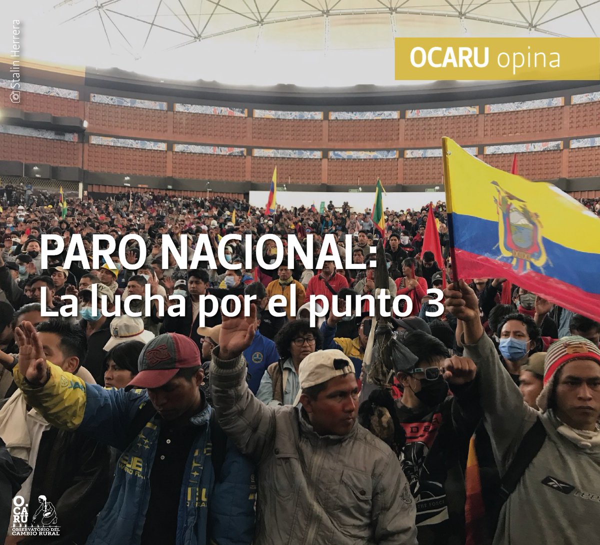 Ante las necesidad de un diálogo con resultados, aquí exponemos por qué es importante defender el punto 3 planteado en la agenda del movimiento indígena; eje que busca proteger las economías campesinas frente a políticas neoliberales. 

👉 ow.ly/QwFo50JL8U2

#ParoNacionalEc