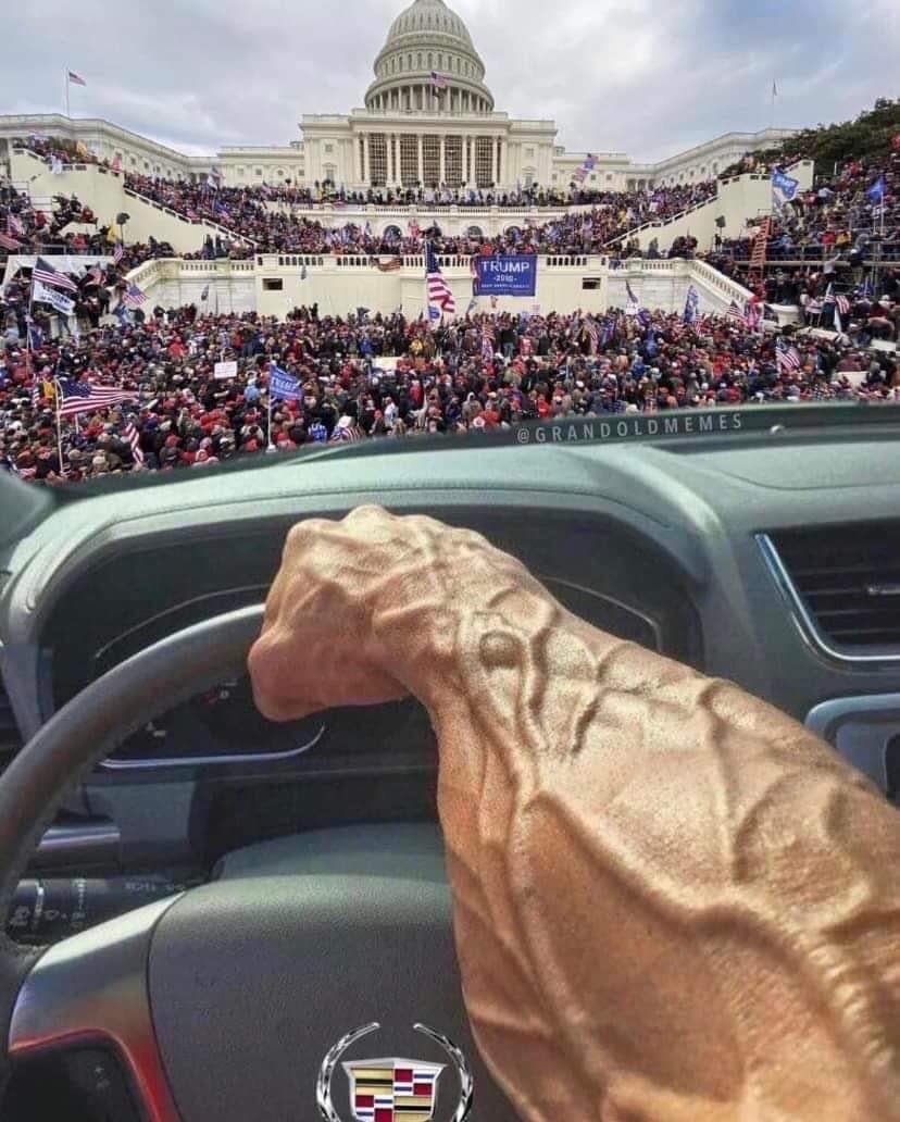 MrFiat2's tweet photo. What it looks like when the #MAGAKing takes the wheel of the #Beast, for a high speed dash to the #Capital, on #Jan6 to hook up with his #MAGAGang mutuals to save #America 

Roar, MAGA King, roar, we hear you.

Be #SuperStrait
Stay #UltraMAGA
Keep #PureBlood
Join the #MAGAGang https://t.co/RUM3DpzsjF