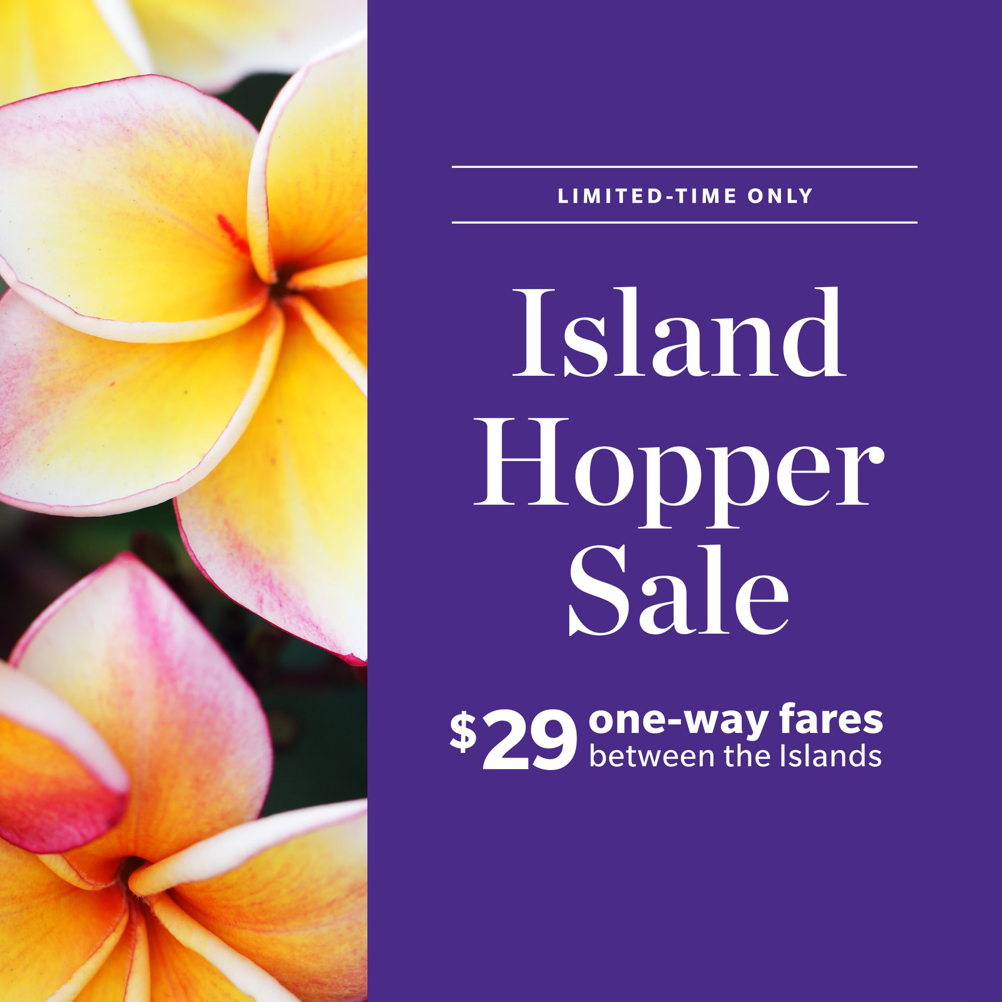 Hawaiian Airlines on Twitter "🌴 Island Hopper Sale 🌴 Hello summer, our