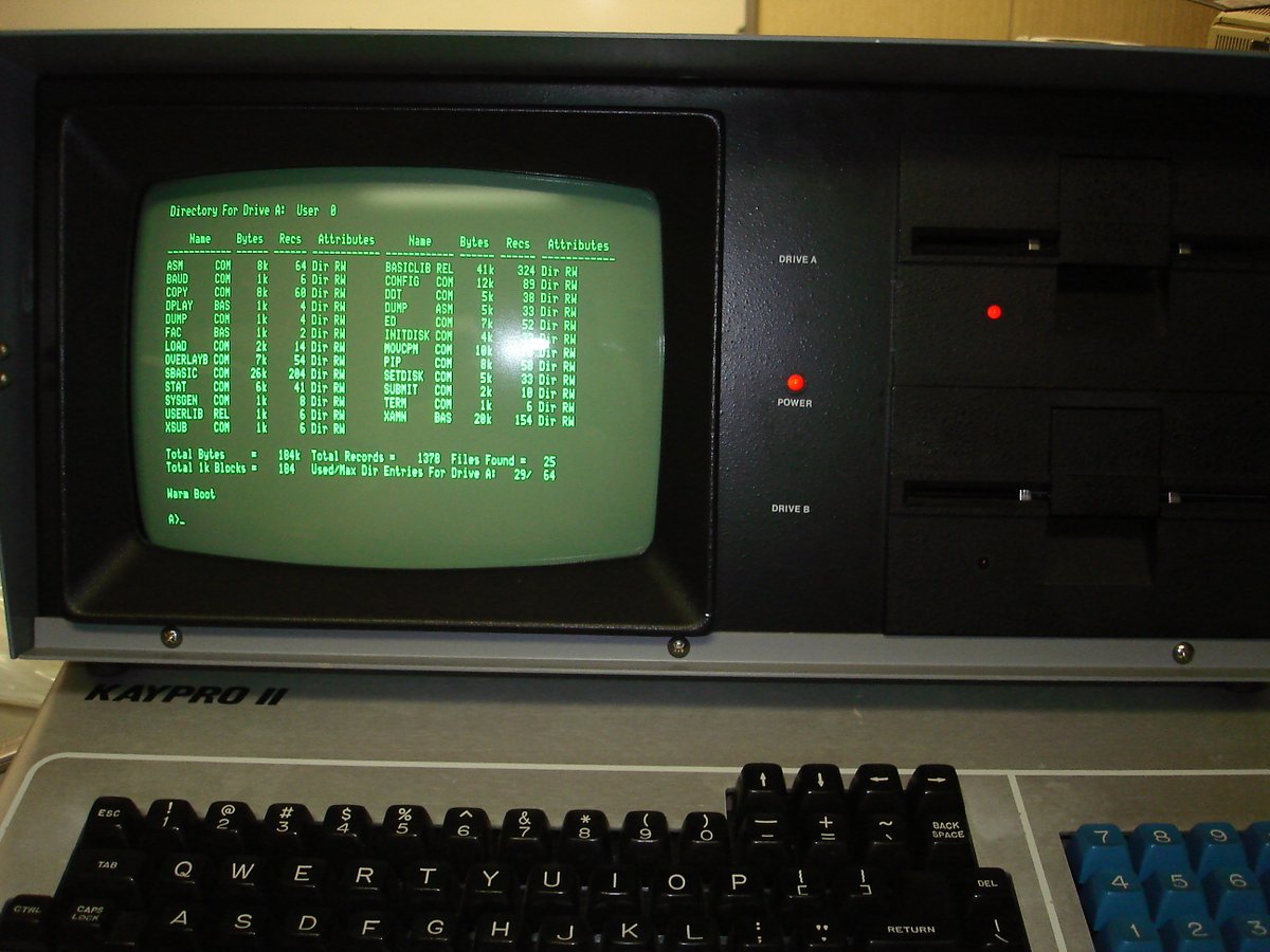 systems_glitch's tweet photo. Finally buttoned up a Kaypro II purchased in late spring or summer 2010! Everything except the keyboard had issues. Ended up dropping a Mean-Well RT-85B supply in there, basically a perfect fit. Writeup here: https://t.co/BNkXRMeYF7 https://t.co/Q96xs2DJPU