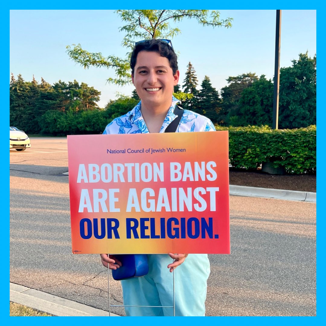 Jews have been on the vanguard of every movement for justice in American history - and our fight for abortion rights is no different. We must be the tip of the spear in the fight against burgeoning theocratic attempts. Thank you to Temple Israel and NCJW for bringing us together.