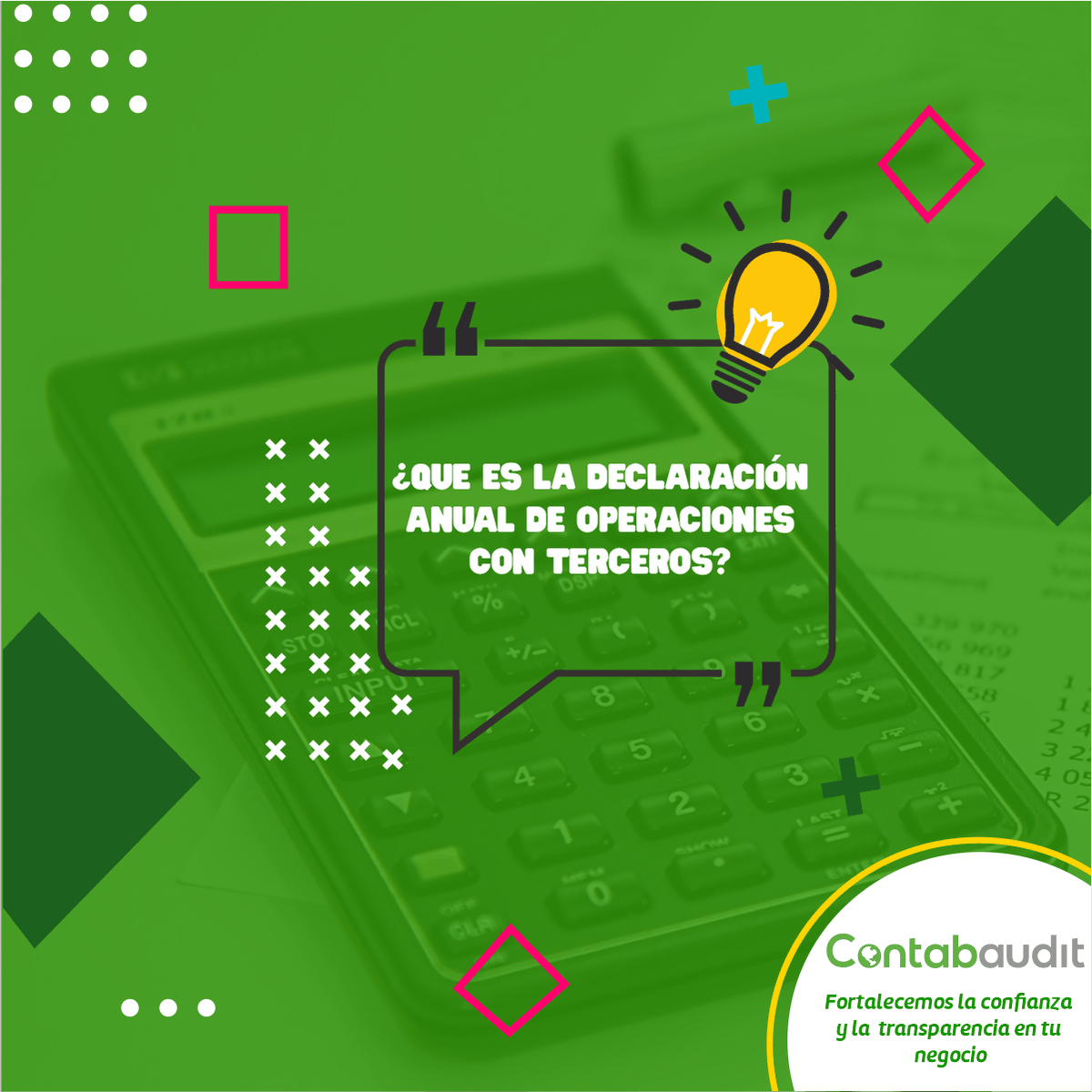 ContabauditPeru's tweet photo. #Contabaudit 💚 |¿Que es la declaración anual de operaciones con terceros? ..... 𝘌𝘯 𝘦𝘴𝘵𝘦 𝘱𝘰𝘴𝘵 𝘵𝘦 𝘭𝘰 𝘤𝘰𝘯𝘵𝘢𝘮𝘰𝘴.👇
#contabilidad #estudiocontable #DAOT #clientes #SUNAT https://t.co/Fa3iScGYXk