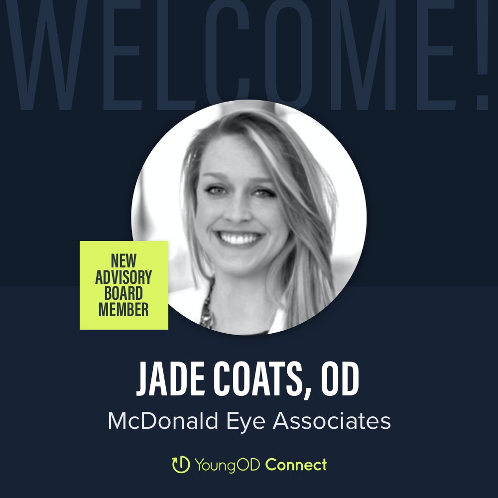 We are thrilled to announce the addition of Dr. Jade Coats to the #YoungODConnect Advisory Board! 🏆 

<a href="/cjaderice/">Jade Coats (Rice)</a>, we look forward to learning from your vast experiences. As a dynamic and energetic leader in the field, we know you'll provide rich career guidance and life advice!