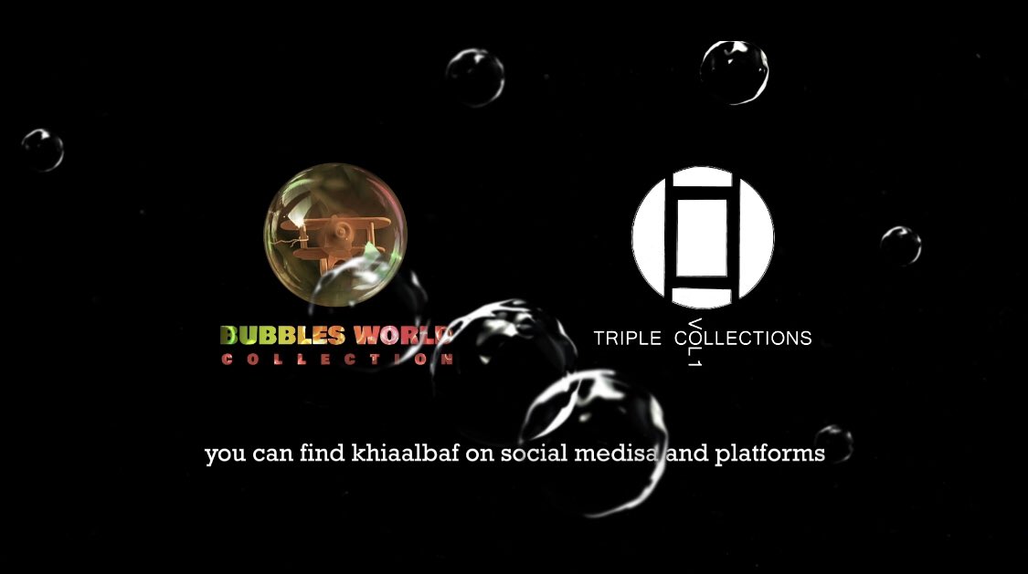 khiaalbaf's tweet photo. #Bubblesworld collection selected from triple collections. Also this collection has three works . So We priced it multiplied by three .

0.333 $Eth

For watching the offer trailor click on the link below ⬇️ 

https://t.co/0Dq8vWymyS

#NFTStory #NFTcollectibles #NFTWhitelist #NFT https://t.co/X3O5cVhaxb