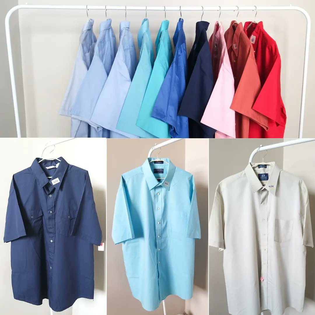 เสื้อเชิ้ตมือ2 Oversize 1 แถม 1 tweet media