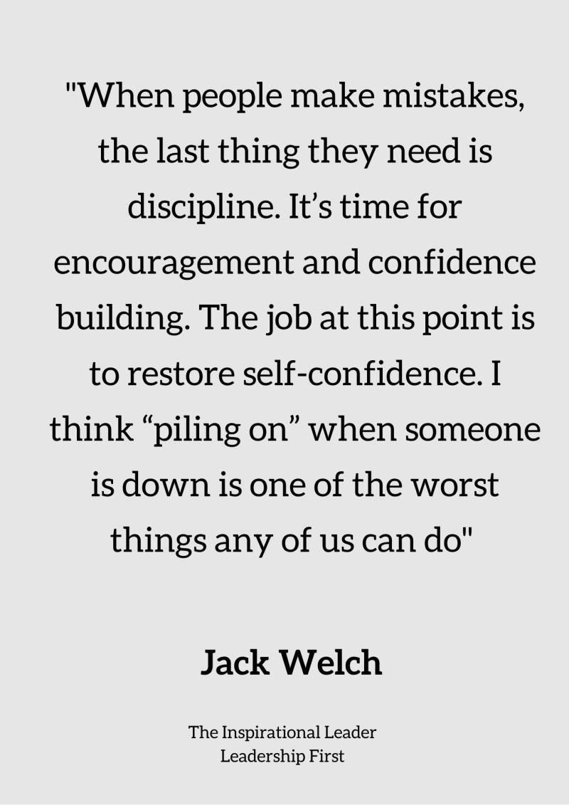 Use mistakes to educate your employees for improvement. Live, learn, &amp; grow. #trueleadership