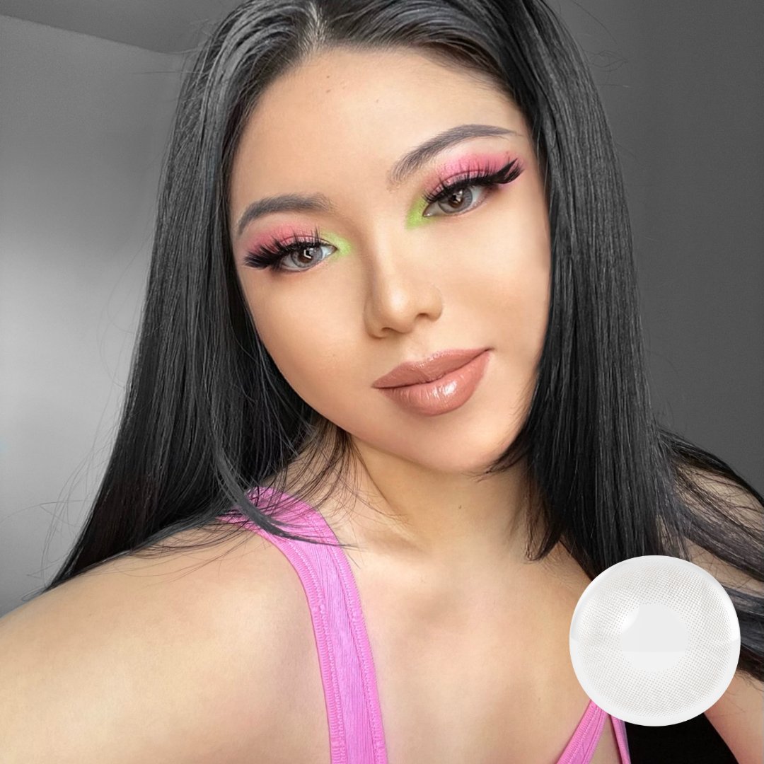 dimplecolor's tweet photo. Forever crushin' on @lilmisspho 😍

Wearing our Mellow Gray lenses ✨

#grayeyes https://t.co/KvVe7SYHuR