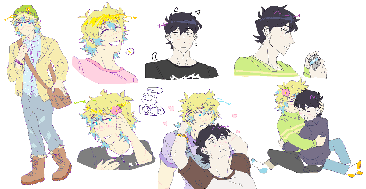 Old MSpaint doodles that I never posted, from when I played omori for the first time☀️🌼

kinda a waste to never show these to anyone, so ! 