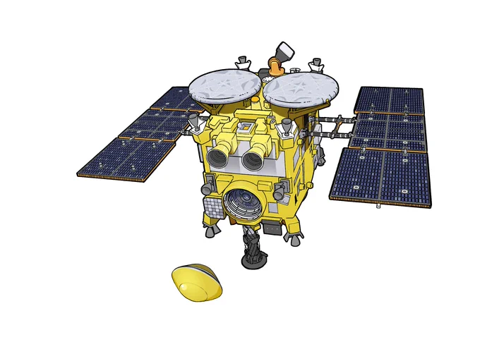 すべての任務を終えた小惑星探査機「はやぶさ2」の拡張ミッション、「はやぶさ2#」。現状の探査機はカプセルや探査ロボットをすべて放出したスカスカの状態なので、これから「はやぶさ2」を興味を持つ人に対してちゃんと形状が把握できる資料を作っておきたい 