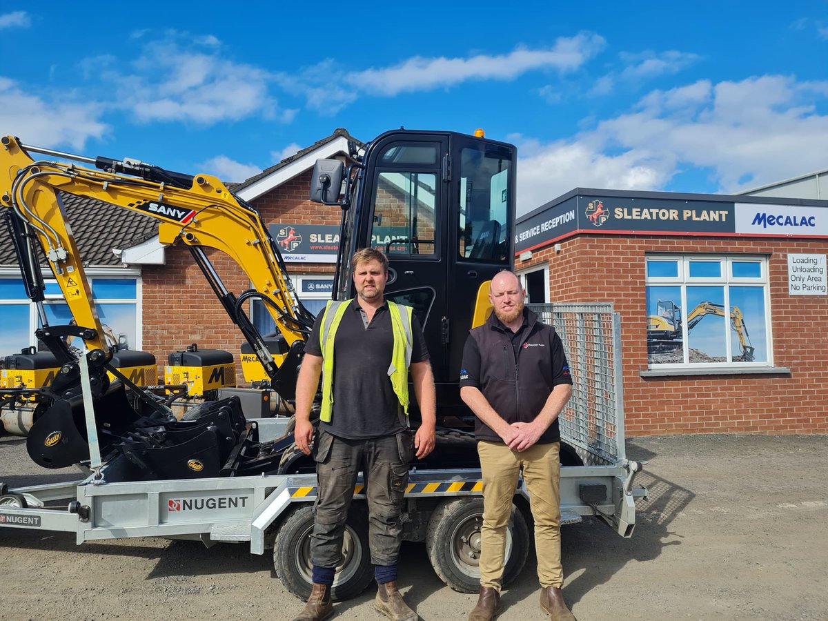 🔴⚪️ SANY Revolution for McGuigan Bros 🔴⚪️
We are delighted to have McGuigan Bros Contracts, Swatragh, Co Derry join the SANY REVOLUTION. We had the pleasure of Pierce McGuigan collect their <a href="/sany_uk/">sany_uk</a> SY26U excavator recently. 
Happy Digging!
#sanyrevolution 

<a href="/Ballyvesey/">Ballyvesey</a>