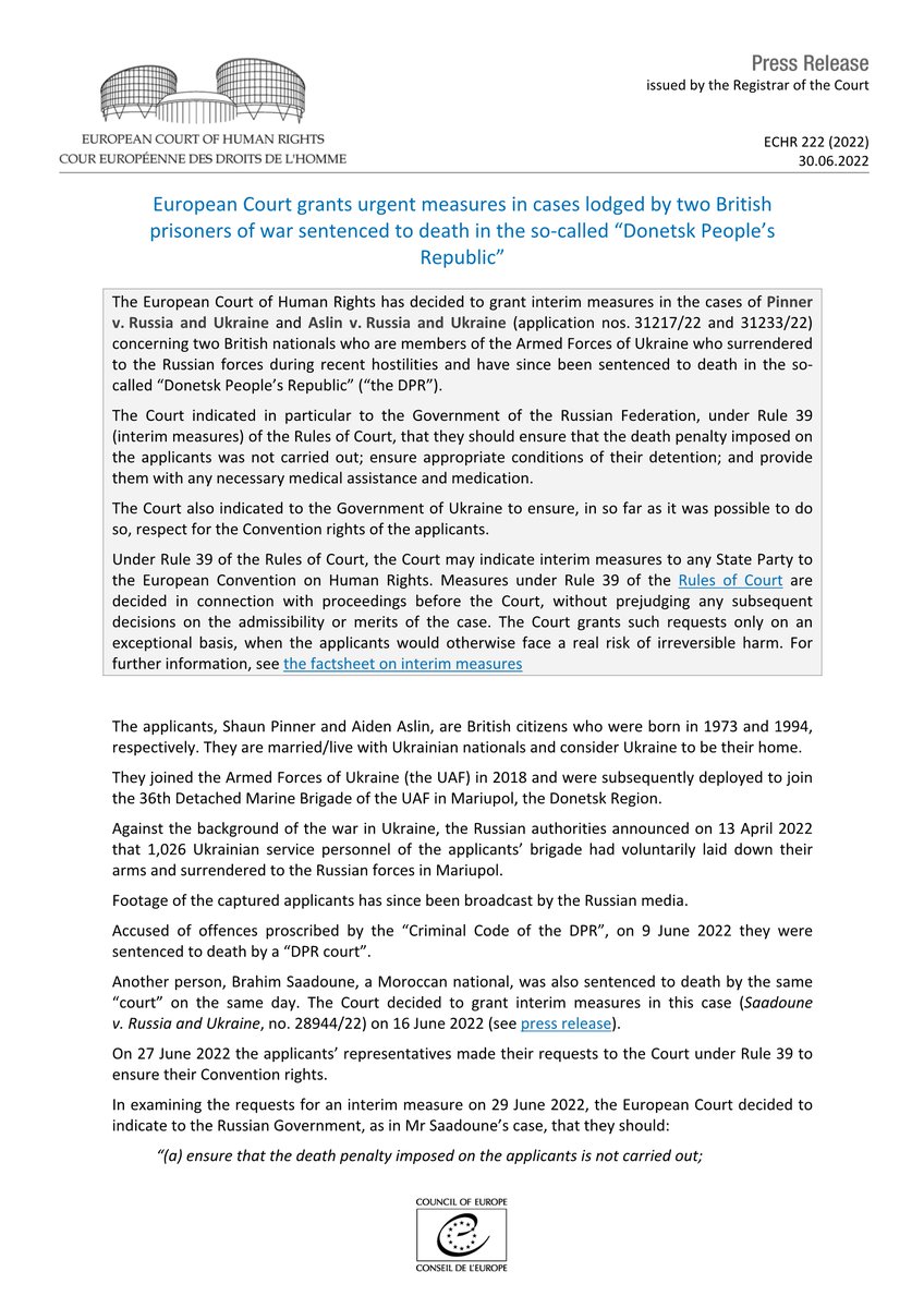 ECHR CEDH tweet media