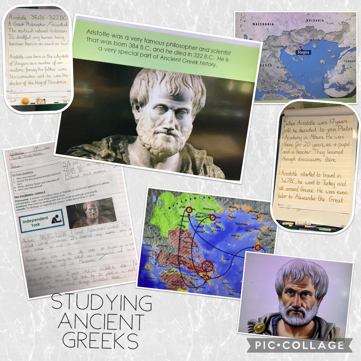 BriarHillSch's tweet photo. #Year3 are #Historians studying the Ancient Greeks, looking at the #philosopher Aristotle. #BriarHillBuzz #DahlClass #HorowitzClass #BeBrilliant #BeBold #BeBriarHill #P4C What can we learn from history? https://t.co/ZiamZ1D9O8