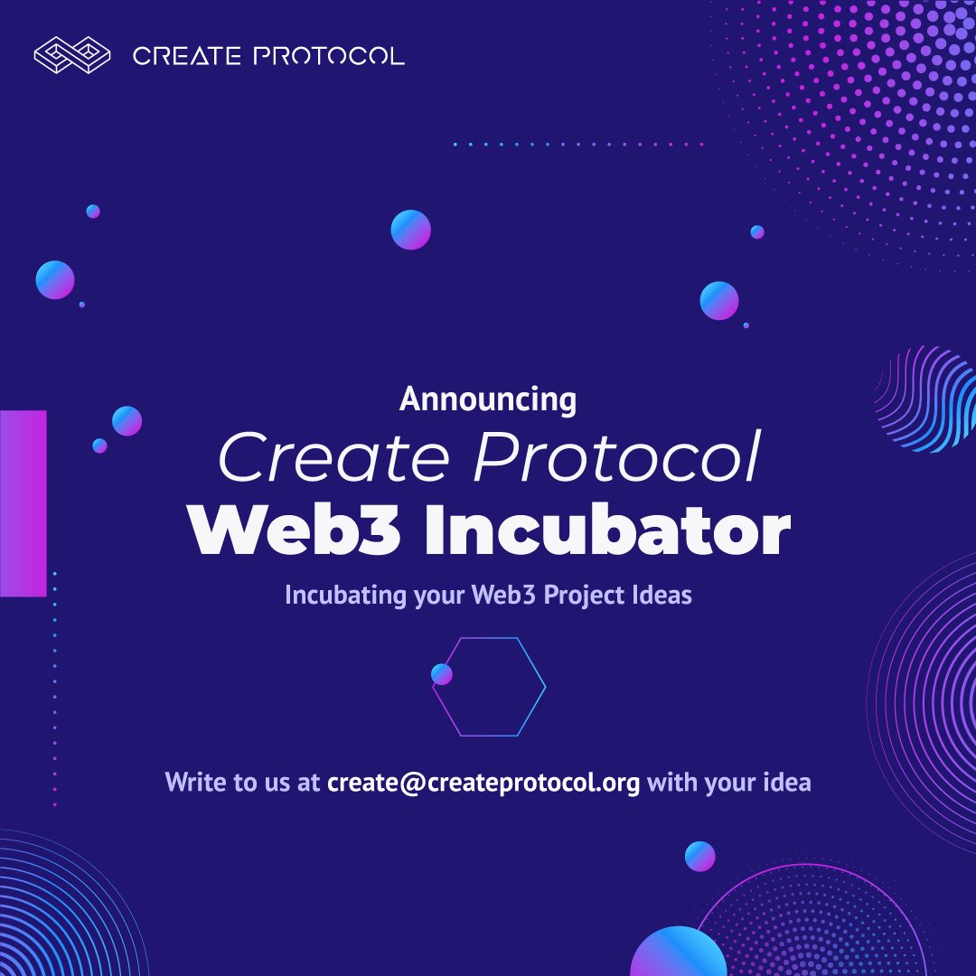CreateProtocol's tweet image. #Opencall to all the amazing people sitting on brilliant Entrepreneurial or Creative Project Ideas in Web3 🔥

We are there for you! ❤️

Together, to the Creator Revolution! ✊🏽

#createtoearn #creatorconsole #Web3