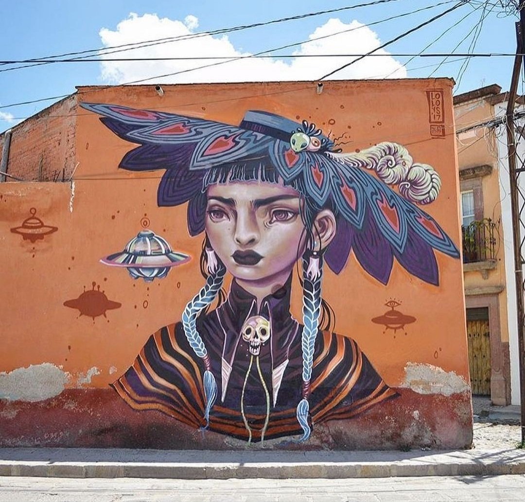 Imagein8's tweet photo. 'Catrina' by American Squid Licker for Muros En Blanco 2020 in San Miguel de Allende, Mexico
#squidlicker #streetart #urbanart #art🖌️🎨
📷 via artist https://t.co/98GYIBuzvL
V/ @molinastreetart https://t.co/NskFyaB68l