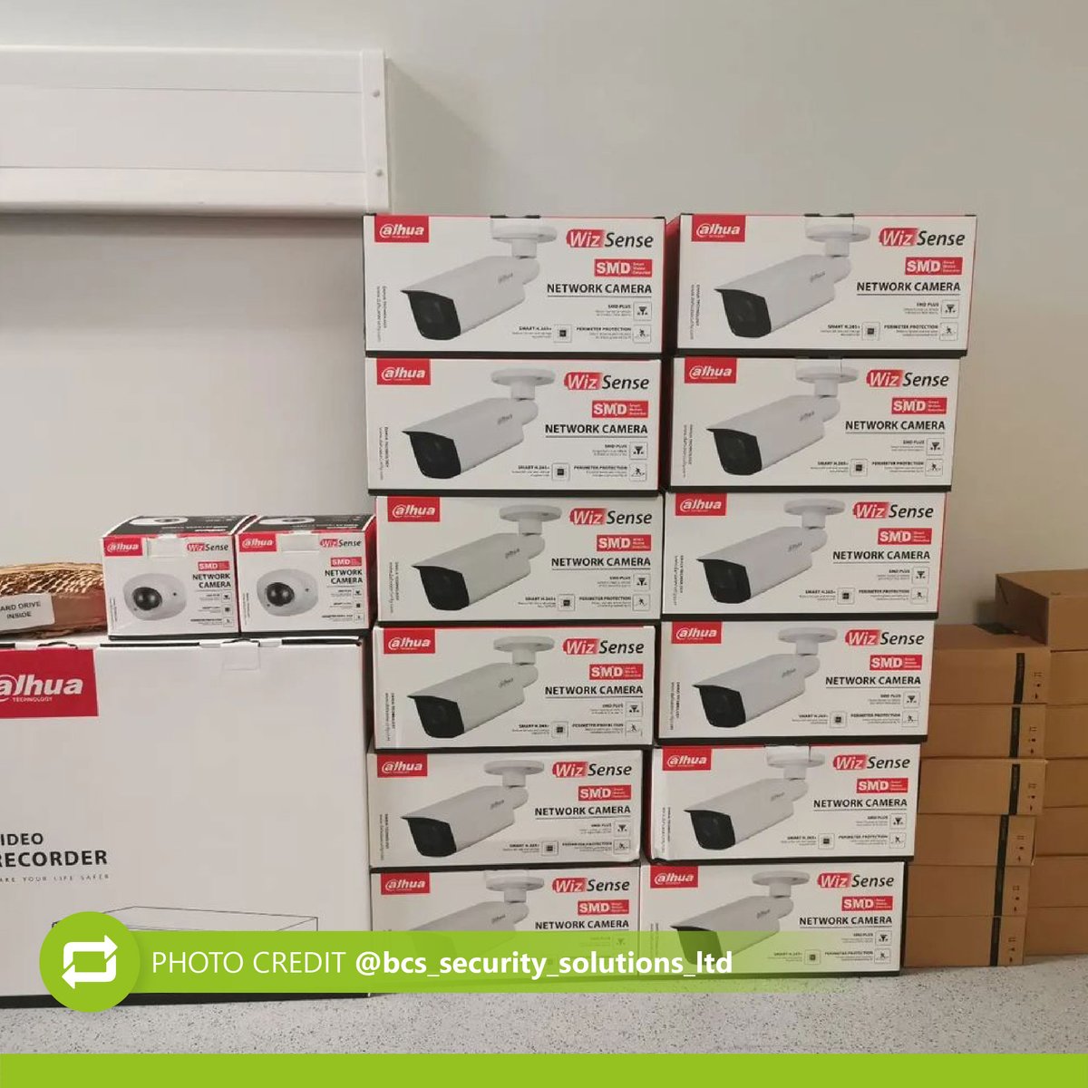 DAHUA_UK's tweet photo. Dahua CCTV kit ready for installation #security #cctv #ipcctv #securitycameras #technolgy #securitysystem #videosurveillance #installedwithdahua #dahuasmart https://t.co/bfVmiJBEPV