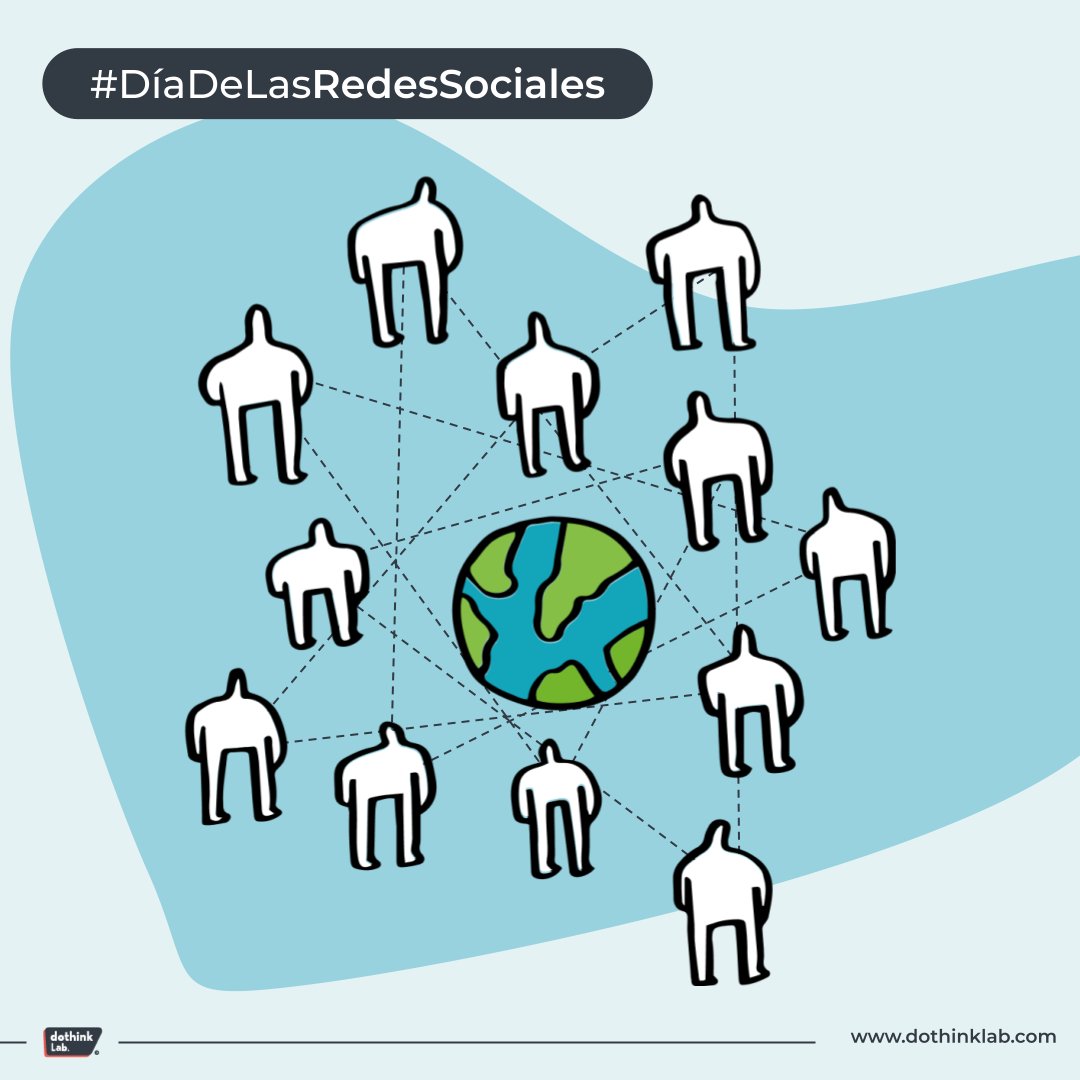 dothinklab's tweet photo. Hoy queremos celebrar poder seguir conectados y compartir toda nuestra experiencia con vosotros 🎉 , sin la revolución tecnológica esto no sería posible. ¡Feliz día de las redes sociales!  

#Digital #SocialNetworksDay #Conectividad #DíaDeLasRedesSociales https://t.co/ThpzKbvdis