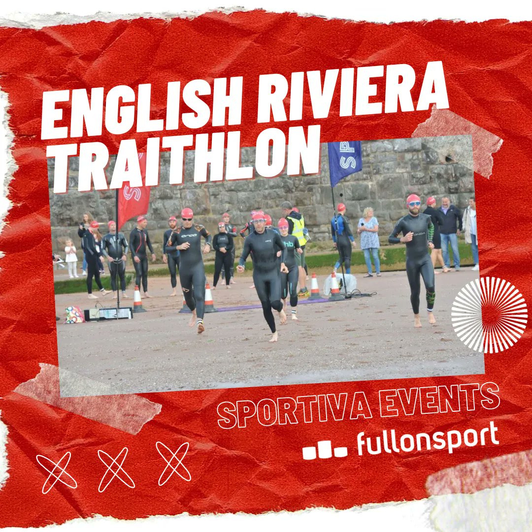 LAST CHANCE ENTRIES OPEN 🤪
Grab yourself an entry into the sensational English Riviera Triathlon.

This amazing event is run by Sportiva Events and takes place THIS SUNDAY!

Grab a last minute slot now at buff.ly/3yrqIsU