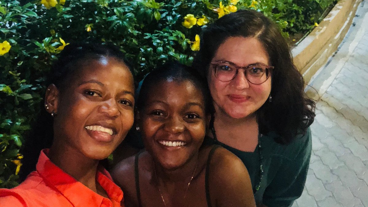 mechthildbecker's tweet photo. This picture from "behind the scenes" of our @EpiccPik Closing Workshop in Dar es Salaam shows me with @ClementGetrude and @ShamimZawadi, two young and very engaged environmental activists from #Tanzania. You really enriched our discussions. Keep up the good work! #listentoyouth https://t.co/SKL4ObABb5