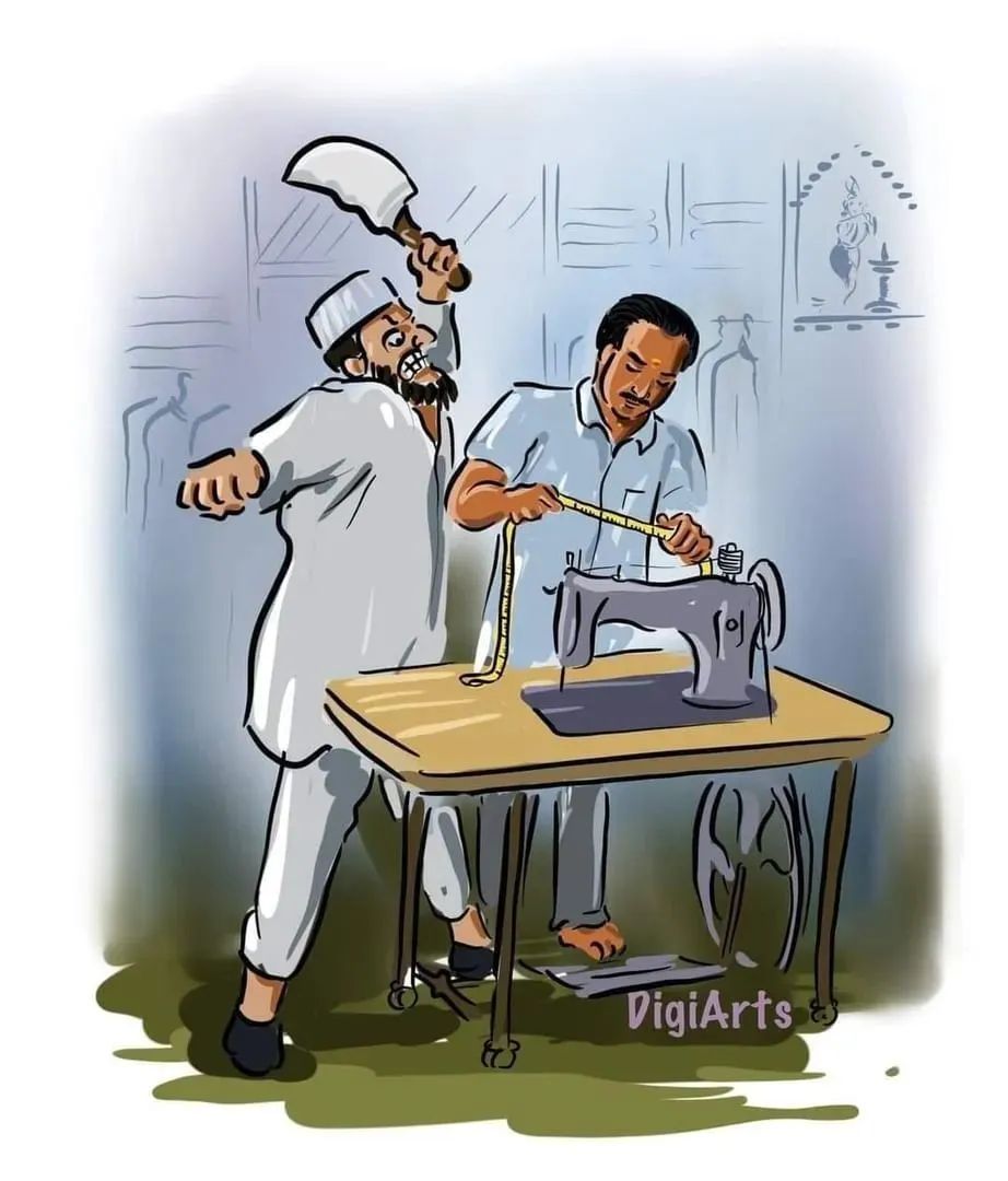 vikrantsinghdi1's tweet photo. #Udaipur He was innocent, He was running a small tailors shop. What was his fault "they Killed him,brutalised,beheaded only because He was a Hindu" Rise up raise your voice. #udaipur #JusticeForKanhaiyaLal https://t.co/JgXicjKVh6 https://t.co/auuGcIoxXn