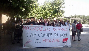 memoria_parets's tweet photo. 🎂AVUI ÉS EL NOSTRE 8è ANIVERSARI🎂

#TalDiaComAvui del 2014 ens concentràvem a la plaça contra la iniciativa de batejar un carrer amb el nom d'Adolfo Suárez; ho vam aconseguir. Naixia la Taula de la Memòria Històrica de Parets. Gràcies a tothom!

#MemòriaParets8Anys✊🚩 https://t.co/rj3DSYWck1