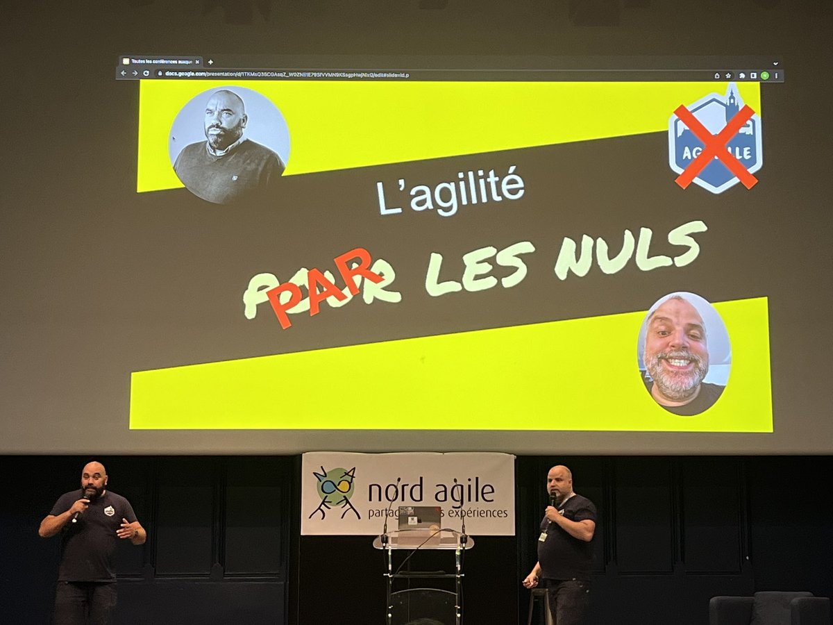 Hâte de voir cette session #AgiLille