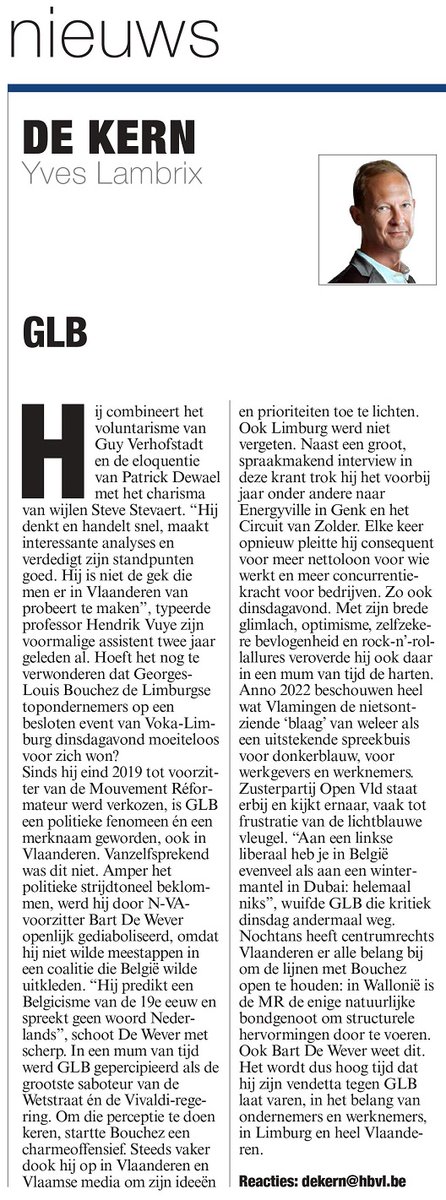 👍Het was een geslaagde avond!
Limburgse ondernemers gingen in gesprek met <a href="/GLBouchez/">Georges-L BOUCHEZ</a> tijdens de #Toppol van <a href="/VOKA_Limburg/">Voka - KvK Limburg</a>.