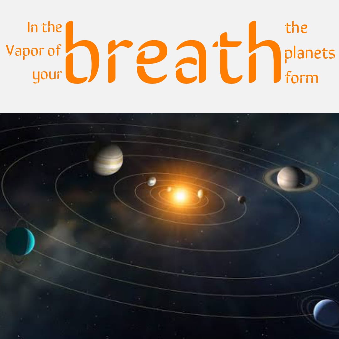 As you speak 100 billion Galaxies are born

In the vapor of Your, breath the planets form.

#KingdomGoals #Newbeginnings