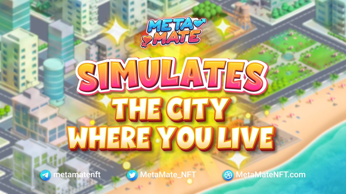 MetaMate_NFT's tweet image. 🔥 MetaMate simulates the city where you live 🔥

💥 MetaMate will have an extremely interesting task system to do familiar jobs in real life.

💥 Players have to use their own experience and intelligence to get the most points and complete the mission.
#MetaMate #Metaverse #NFTs