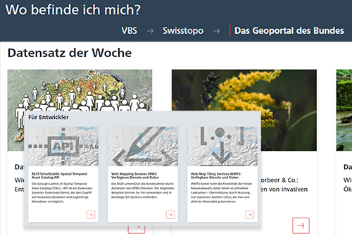 swiss_geoportal's tweet image. test.geo.admin.ch: présentation de la nouvelle apparence du géoportail de la Confédération ➡️geo.admin.ch/fr/home.detail… #livingdocs #HeadlessCMS