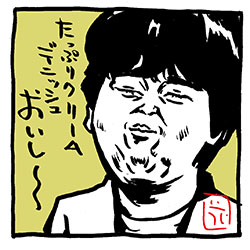 クリーム、たっぷり〜✨
#アメトーーク #菓子パン大好き芸人 #テレ朝
#宮下草薙 #宮下草薙イラスト